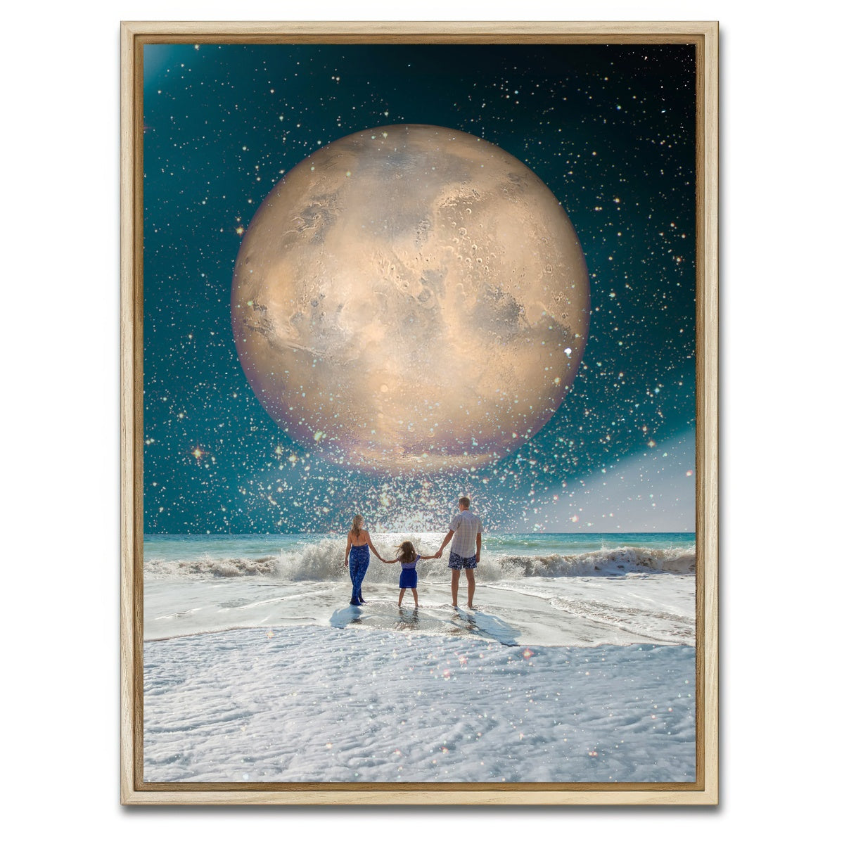 AUTO-MOCKUP WHITE | Family | 1 Piece | Natural Framed Canvas | group=3x4