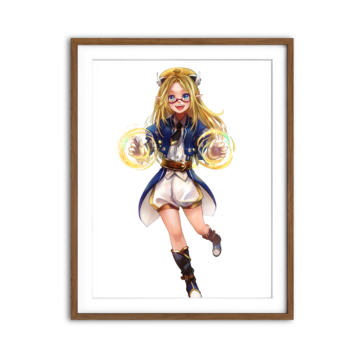 Framed Print 3x4 Walnut