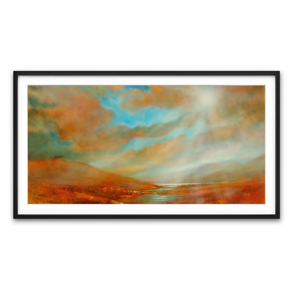 Framed Print 2x1 Black