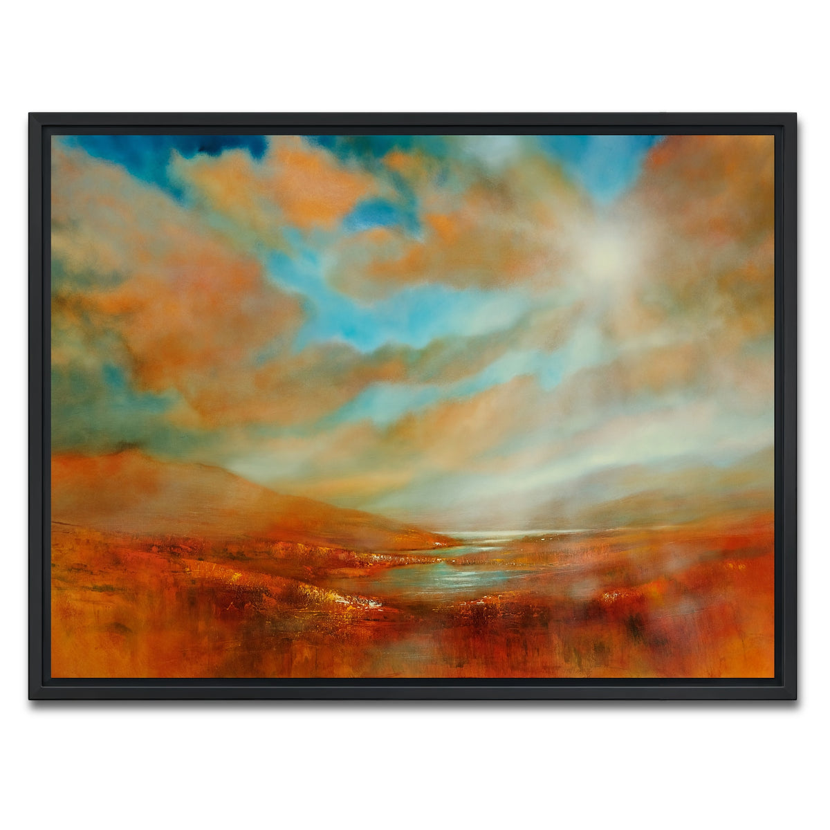 AUTO-MOCKUP WHITE | Far away | 1 Piece | Black Framed Canvas | group=4x3