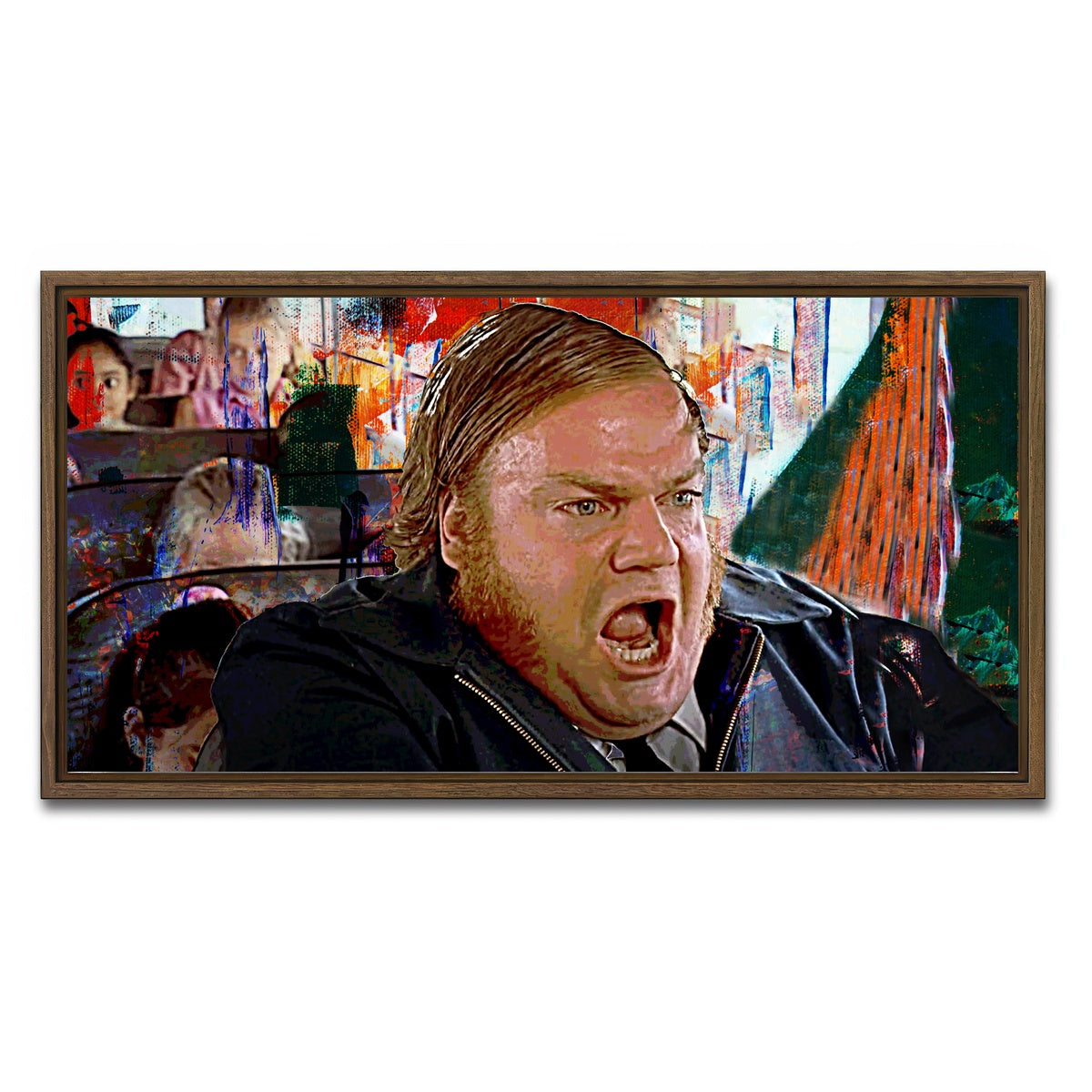AUTO-MOCKUP WHITE | Farley - Bus Driver | 1 Piece | Walnut Framed Canvas | group=2x1