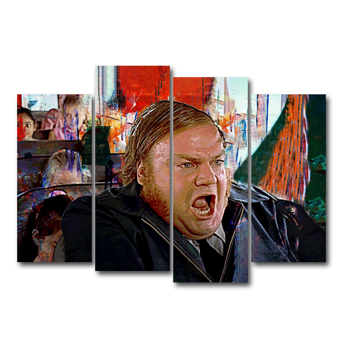 AUTO-MOCKUP WHITE | Farley - Bus Driver | 4 Piece | Gallery Wrap Canvas | group=4_normal