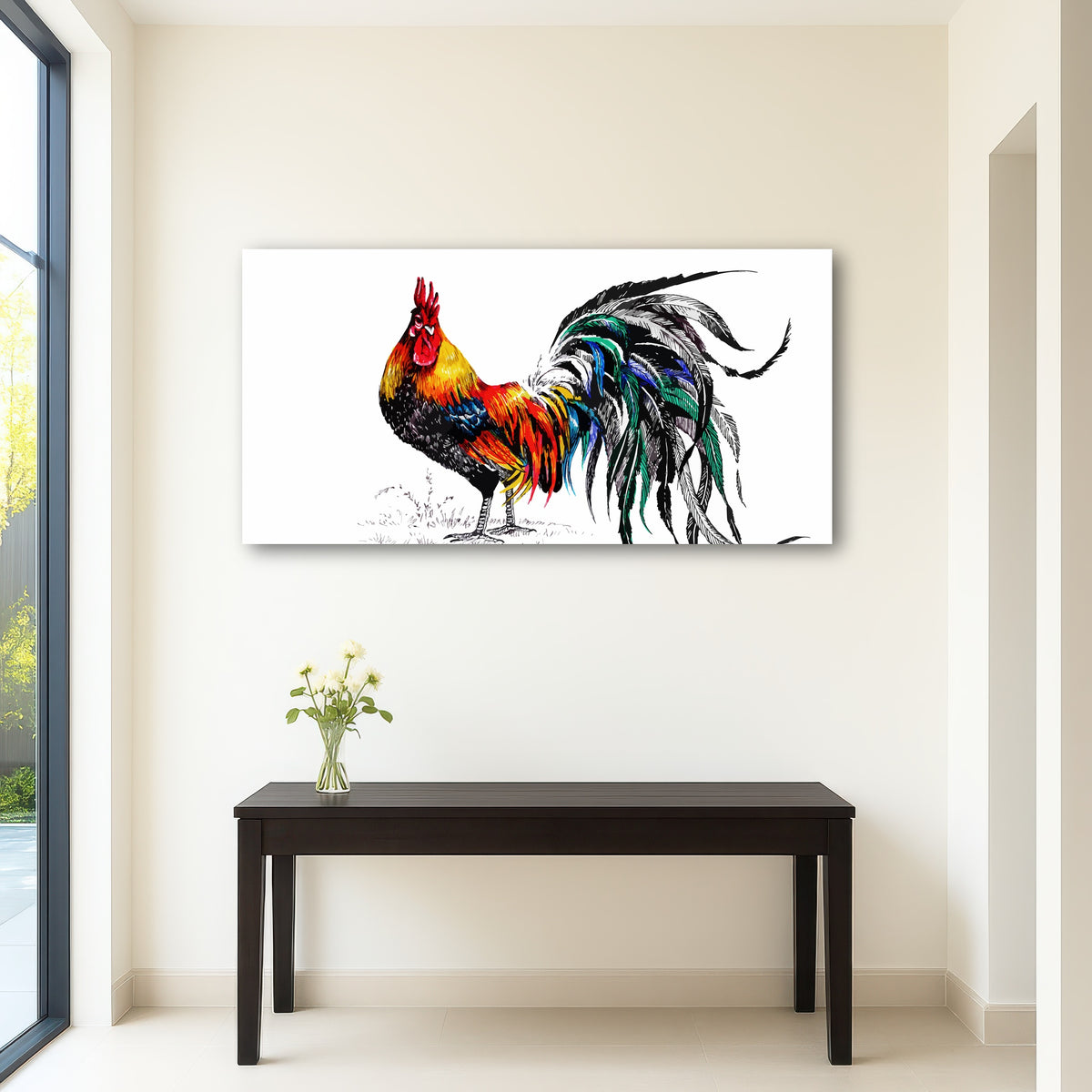 AUTO-MOCKUP ROOM | Farm rooster
