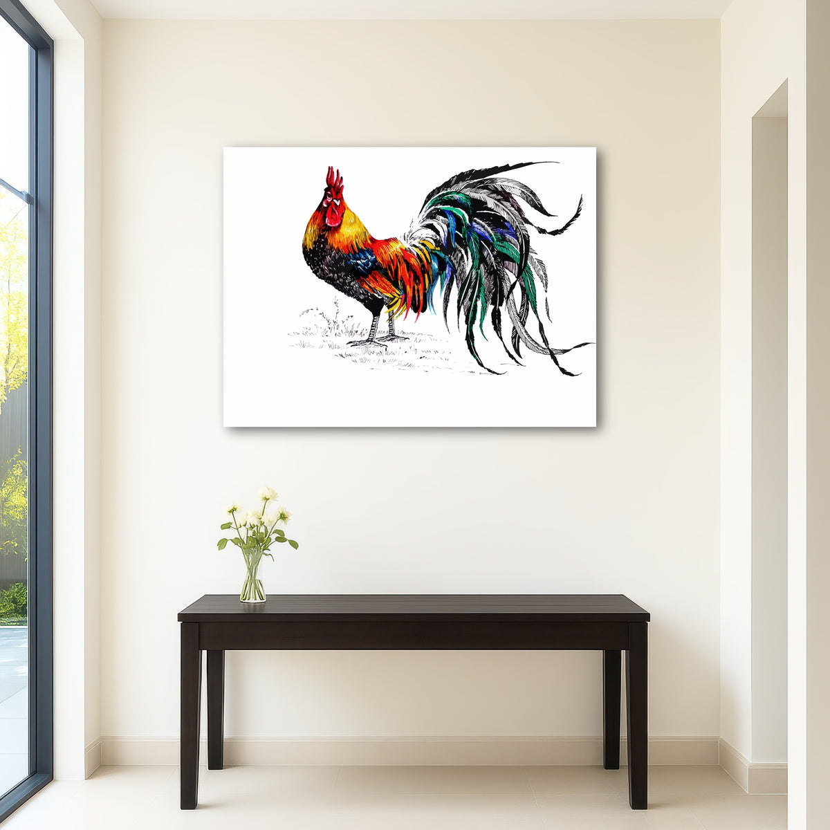 AUTO-MOCKUP ROOM | Farm rooster