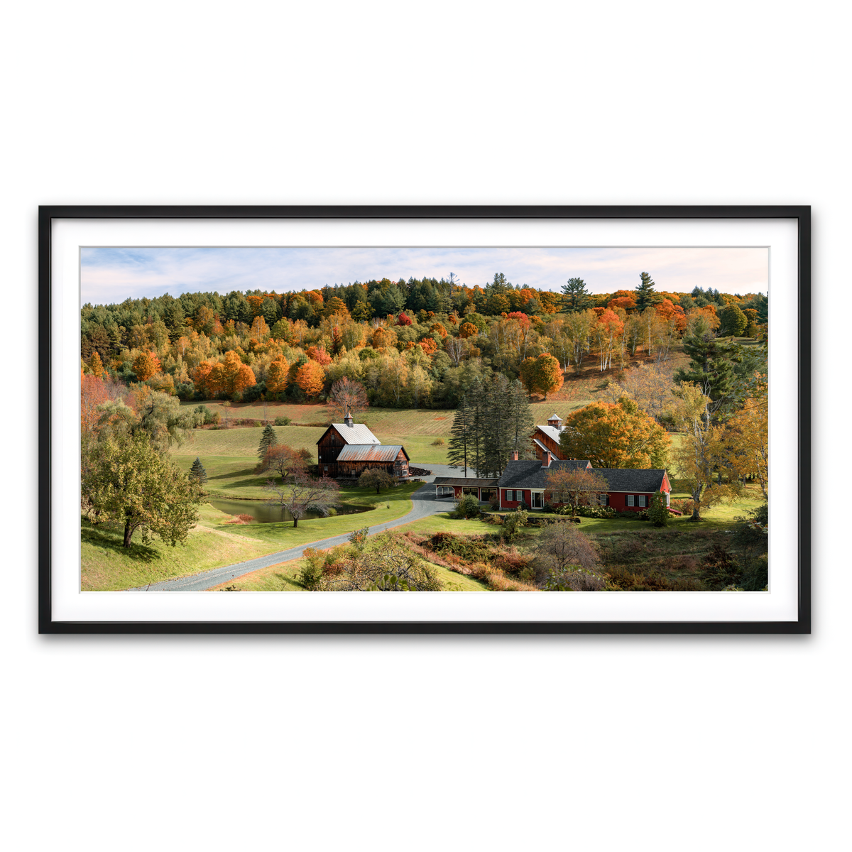 Framed Print 2x1 Black