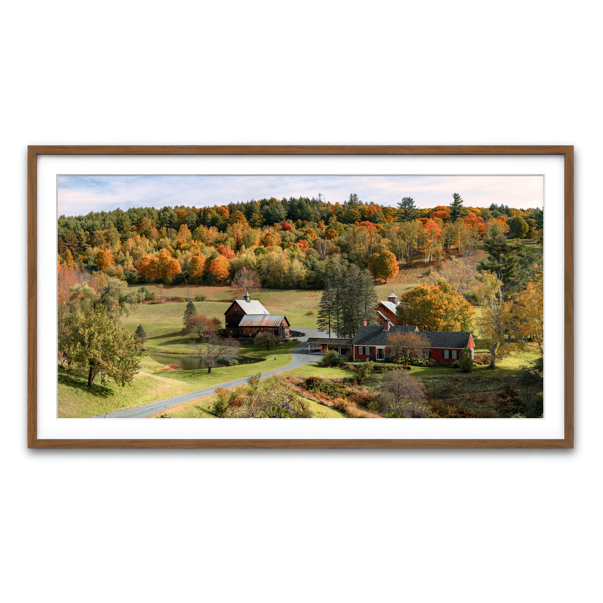 Framed Print 2x1 Walnut