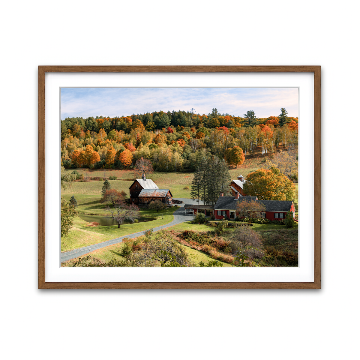 Framed Print 4x3 Walnut