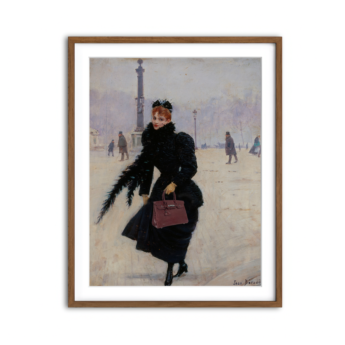 Framed Print 3x4 Walnut