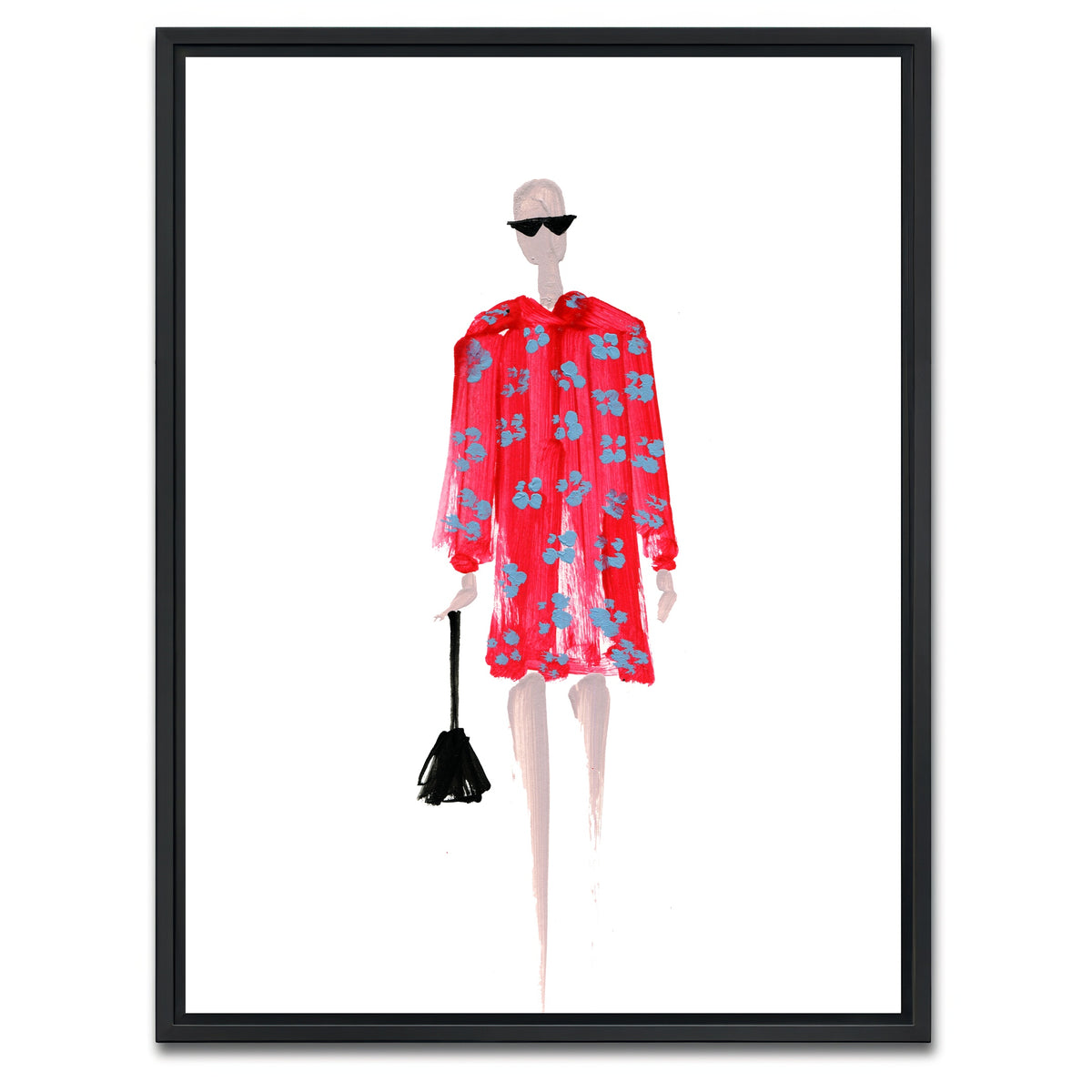 AUTO-MOCKUP WHITE | Fashion 1 | 1 Piece | Black Framed Canvas | group=3x4