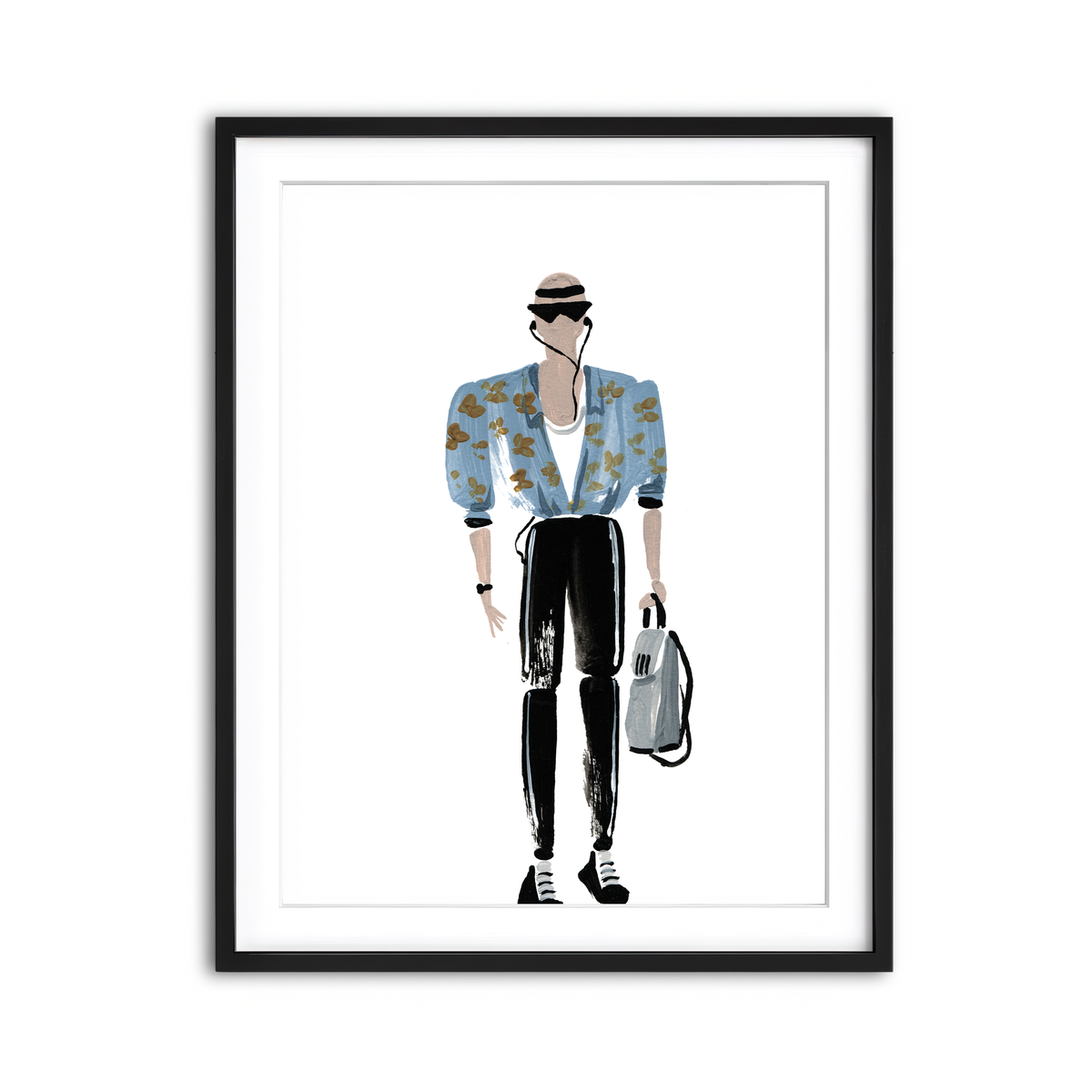 Framed Print 3x4 Black