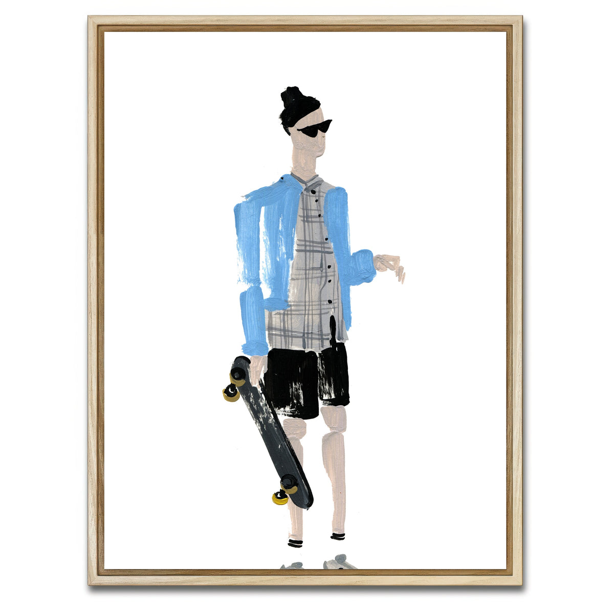 AUTO-MOCKUP WHITE | Fashion 3 | 1 Piece | Natural Framed Canvas | group=3x4