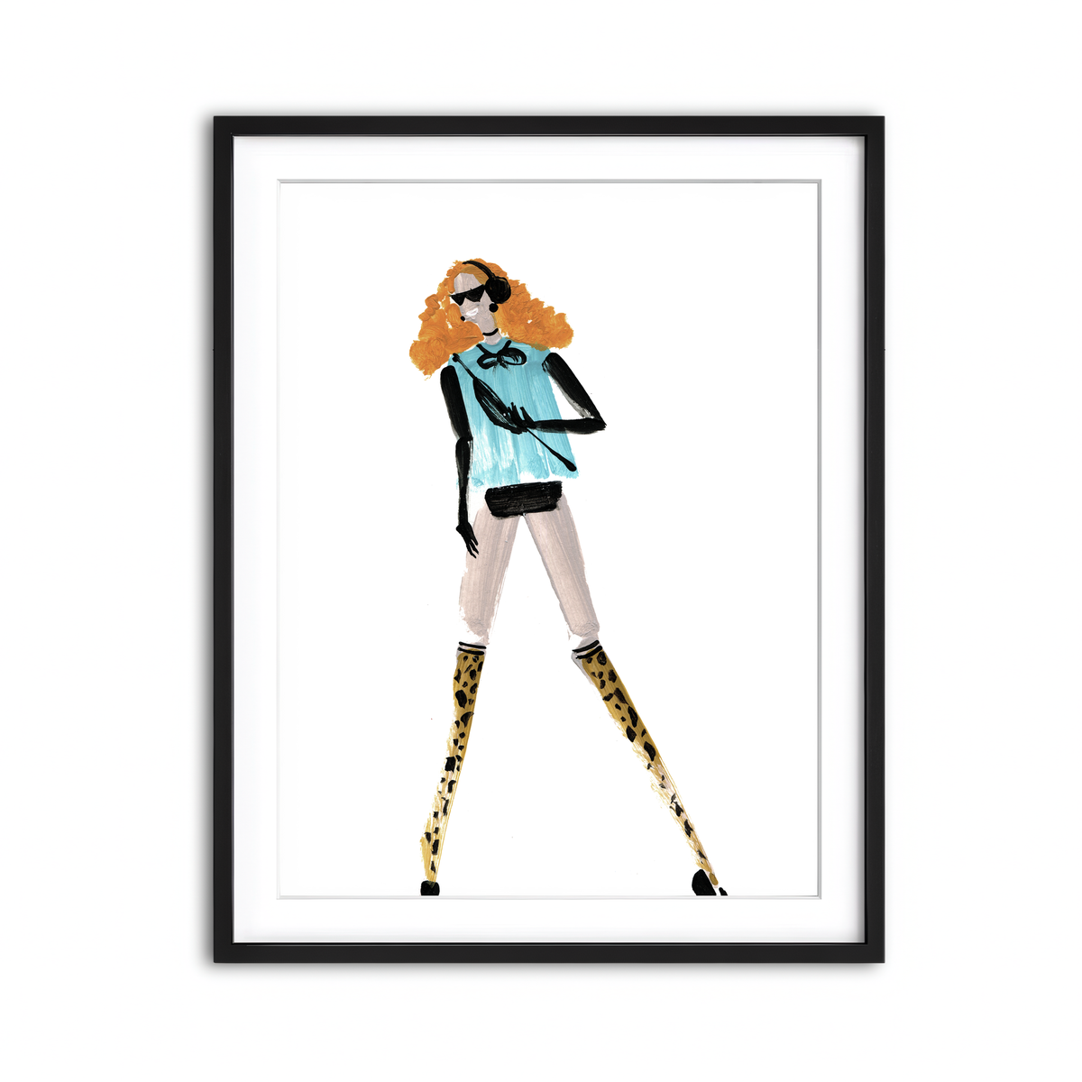 Framed Print 3x4 Black