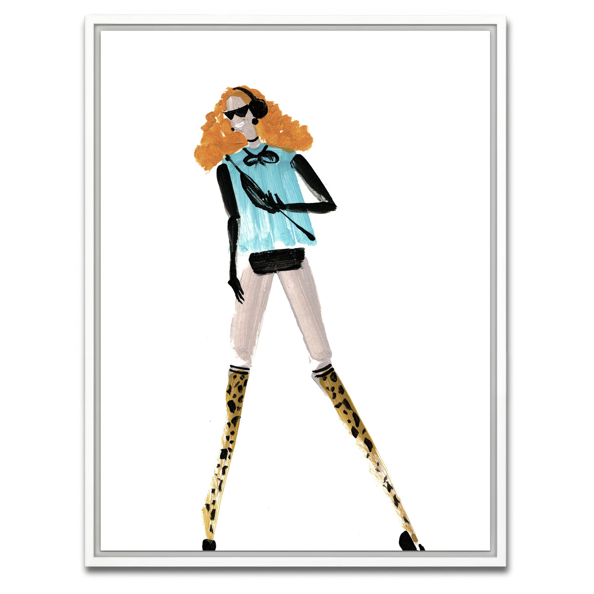 AUTO-MOCKUP WHITE | Fashion 4 | 1 Piece | White Framed Canvas | group=3x4
