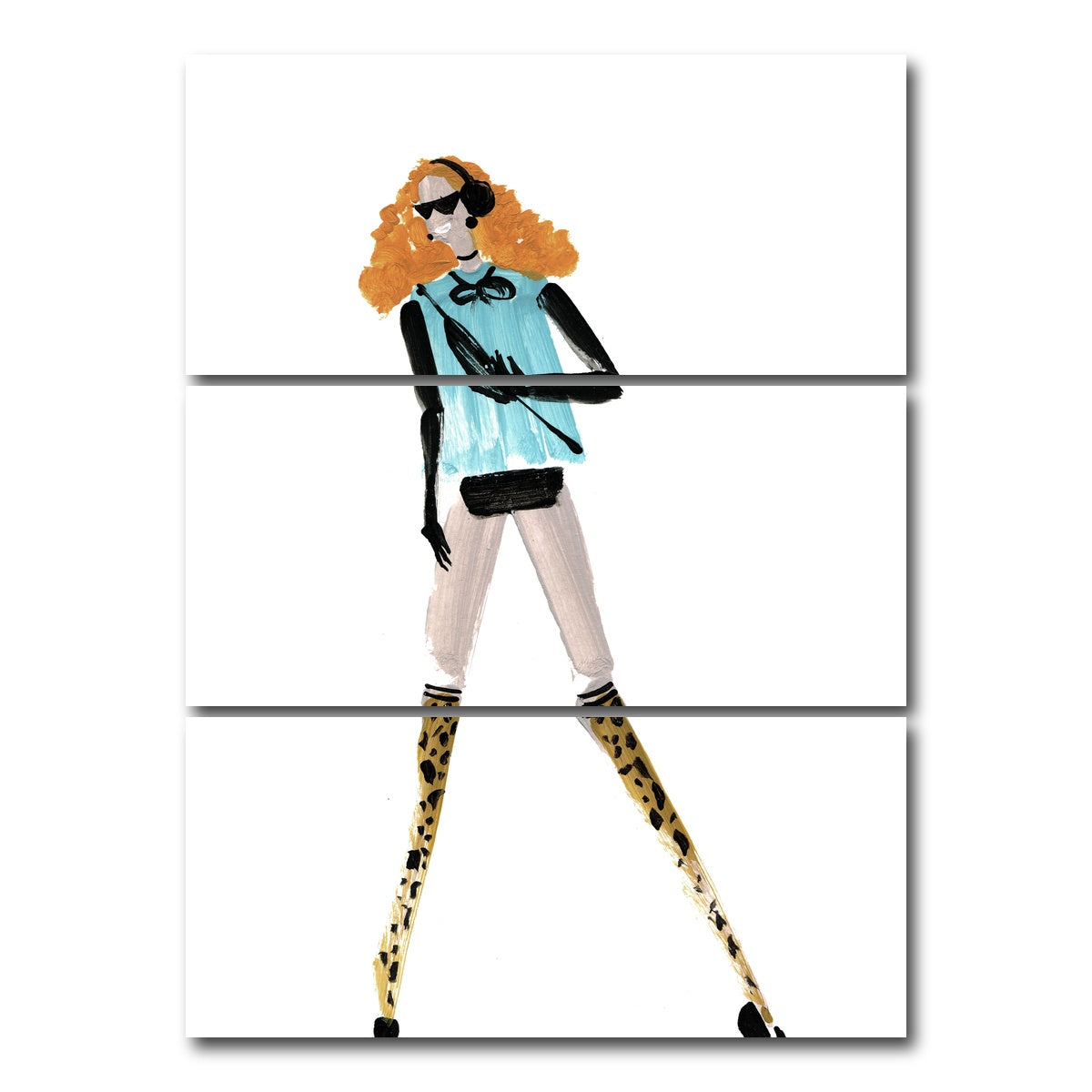 AUTO-MOCKUP WHITE | Fashion 4 | 3 Piece | Gallery Wrap Canvas | group=8x18_stacked