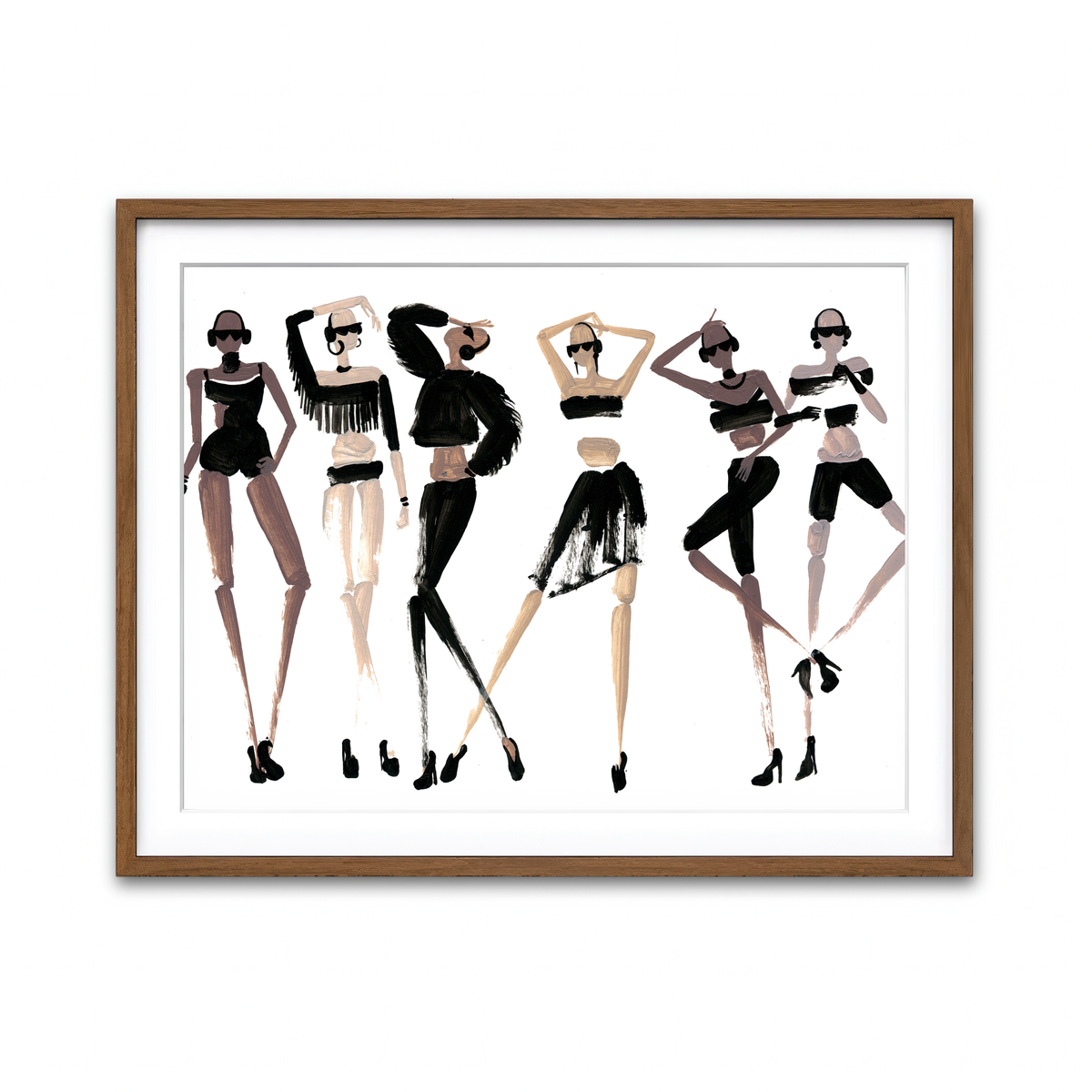 Framed Print 4x3 Walnut