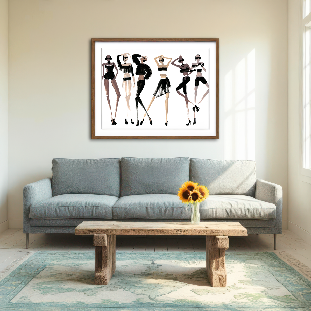 AUTO-MOCKUP ROOM | Fashion 6 Wall Art