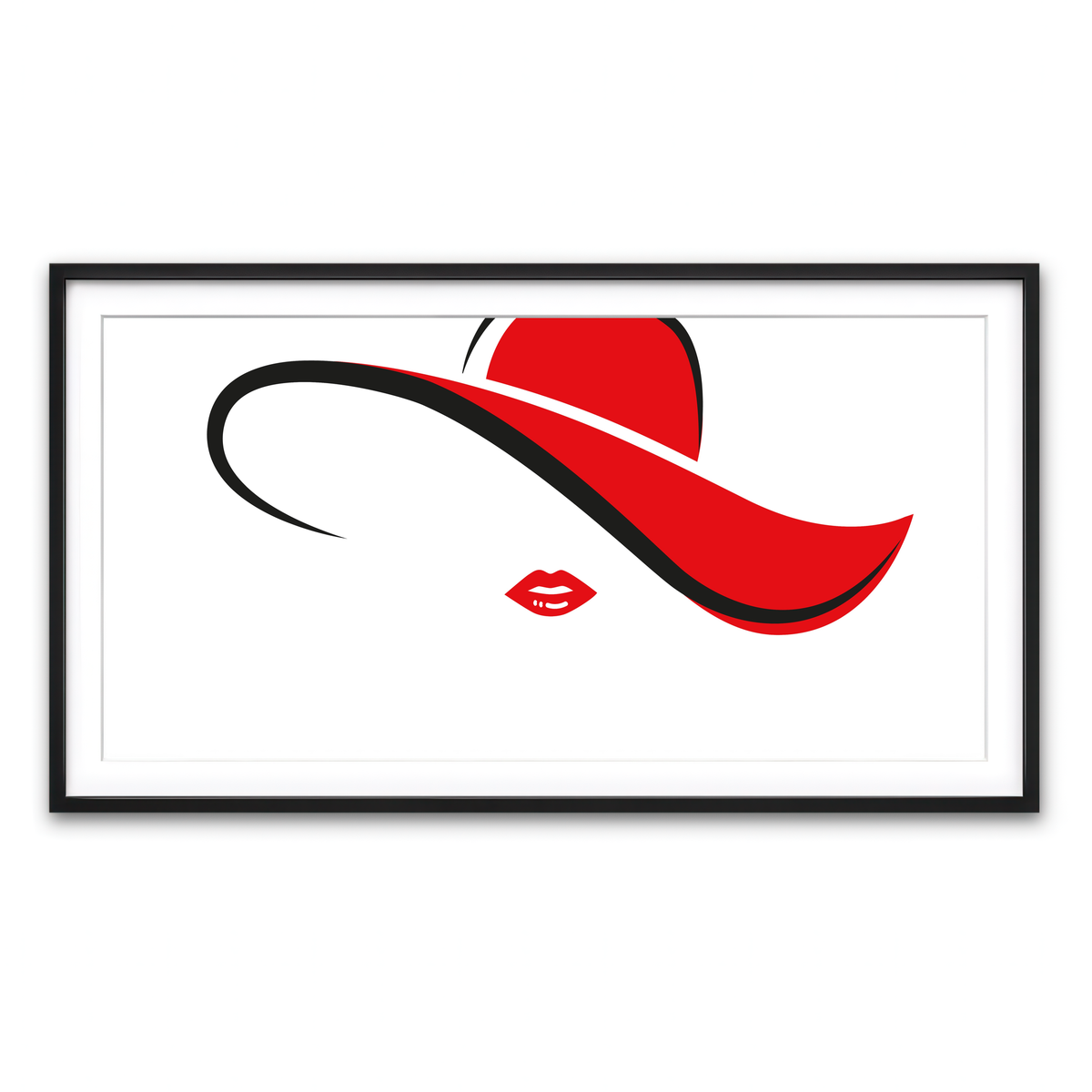 Framed Print 2x1 Black