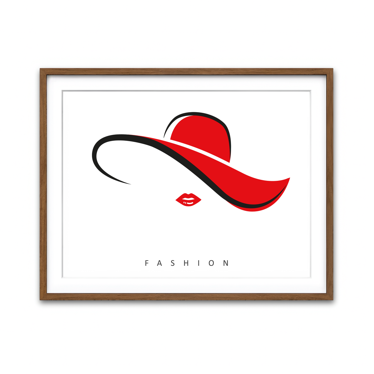 Framed Print 4x3 Walnut