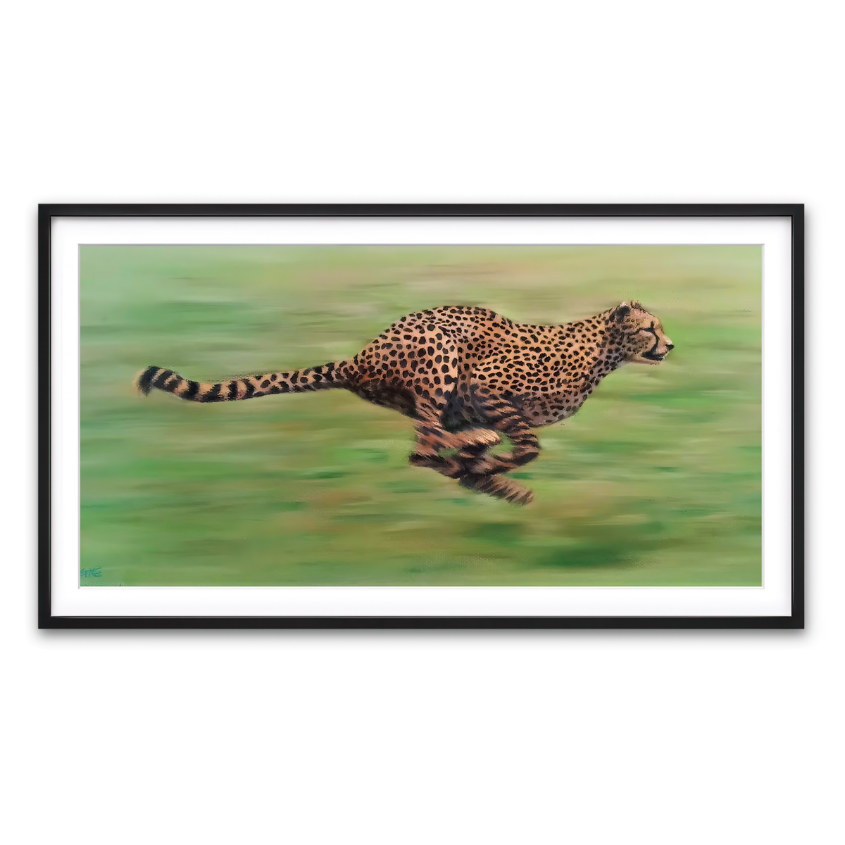 Framed Print 2x1 Black