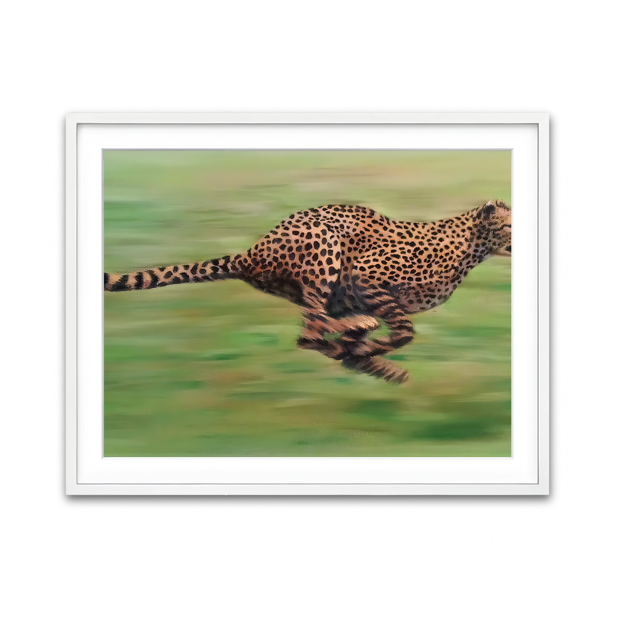 Framed Print 4x3 White