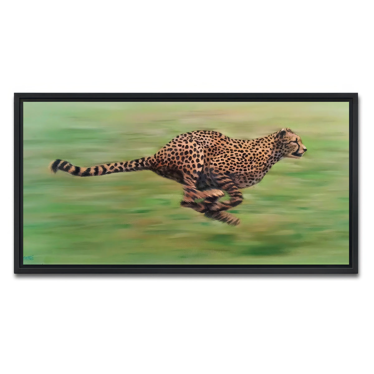 AUTO-MOCKUP WHITE | Fast Forward | 1 Piece | Black Framed Canvas | group=2x1