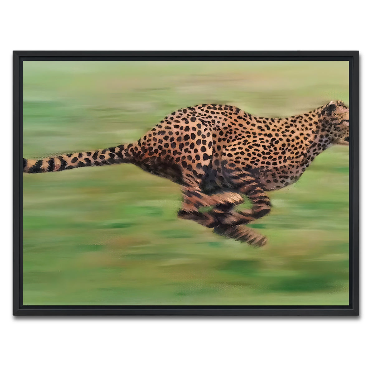 AUTO-MOCKUP WHITE | Fast Forward | 1 Piece | Black Framed Canvas | group=4x3