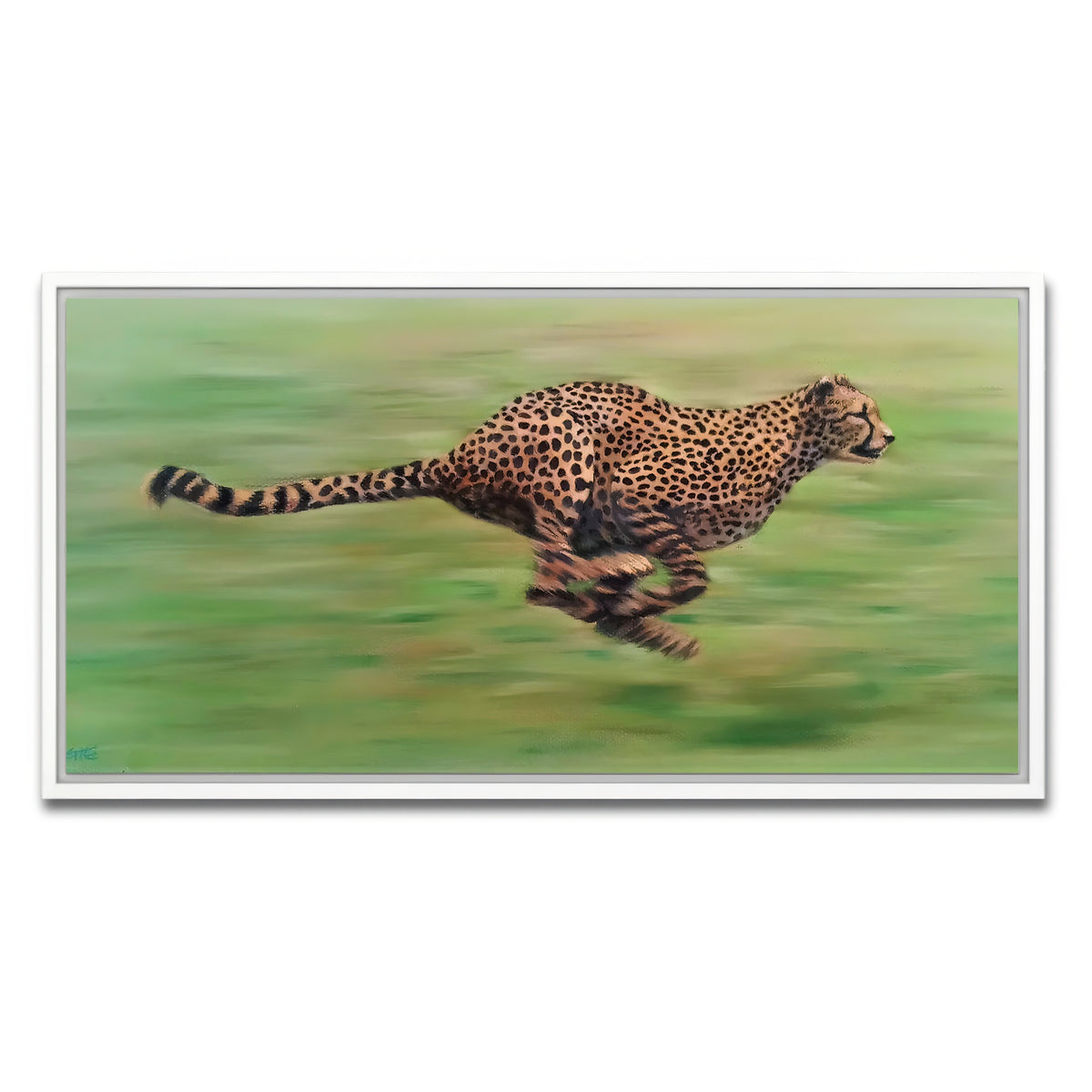 AUTO-MOCKUP WHITE | Fast Forward | 1 Piece | White Framed Canvas | group=2x1