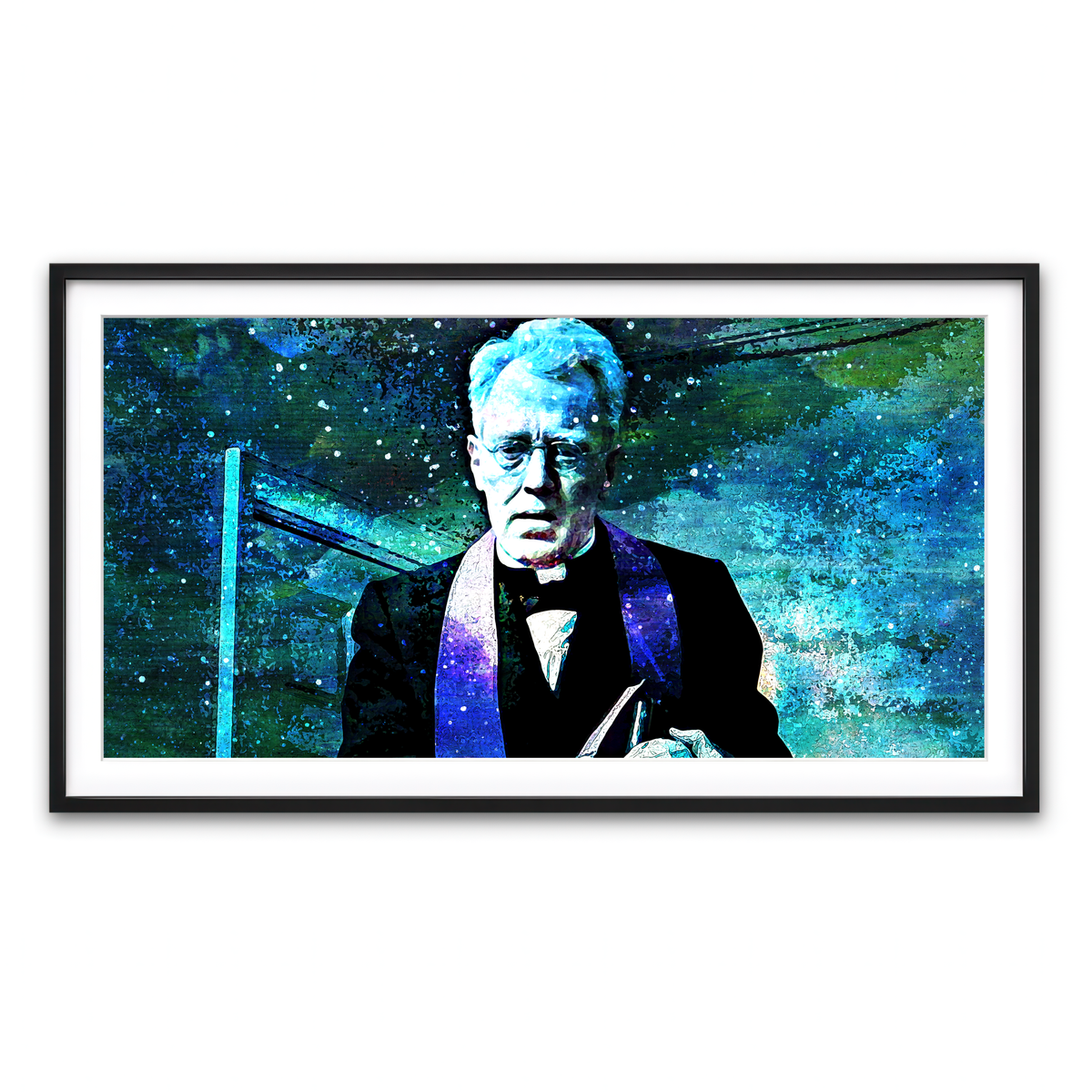 Framed Print 2x1 Black