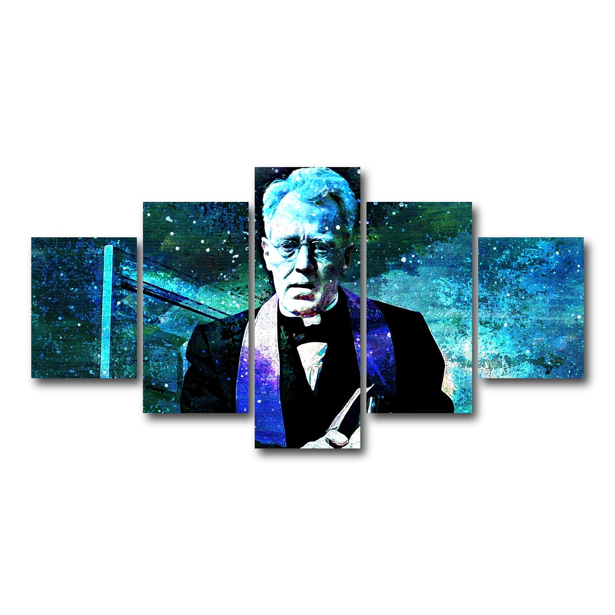 AUTO-MOCKUP WHITE | Father Merrin | 5 Piece | Gallery Wrap Canvas | group=5_short