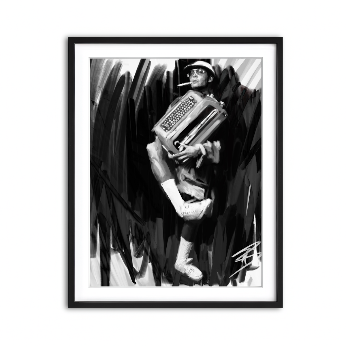 Framed Print 3x4 Black