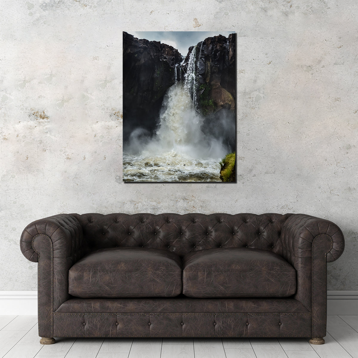 Fearless Birds at Prata Waterfall Wall Art
