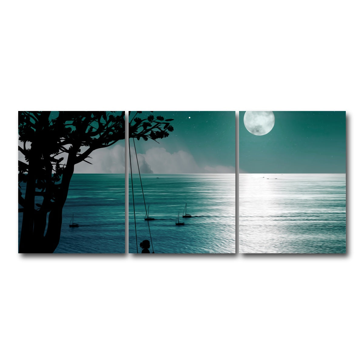 AUTO-MOCKUP WHITE | Feelings in the Night | 3 Piece | Gallery Wrap Canvas | group=18x24