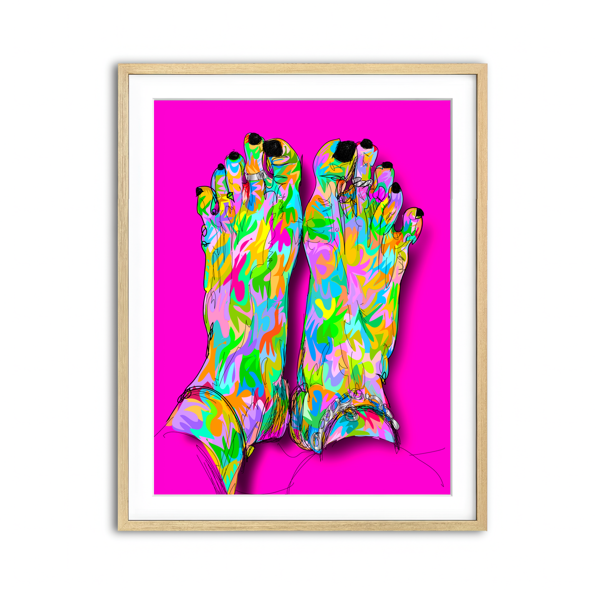 Framed Print 3x4 Natural