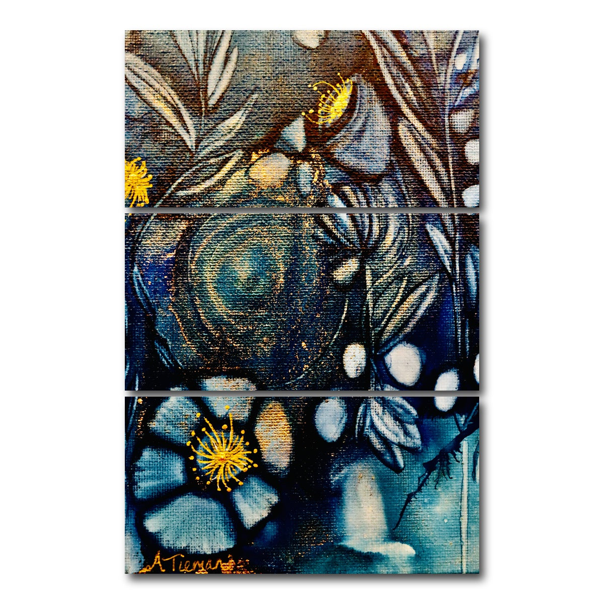 AUTO-MOCKUP WHITE | Felicity | 3 Piece | Gallery Wrap Canvas | group=12x24_stacked