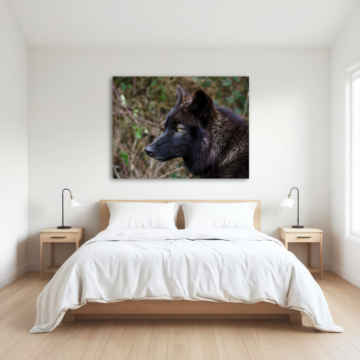 AUTO-MOCKUP ROOM | Female Black Wolf
