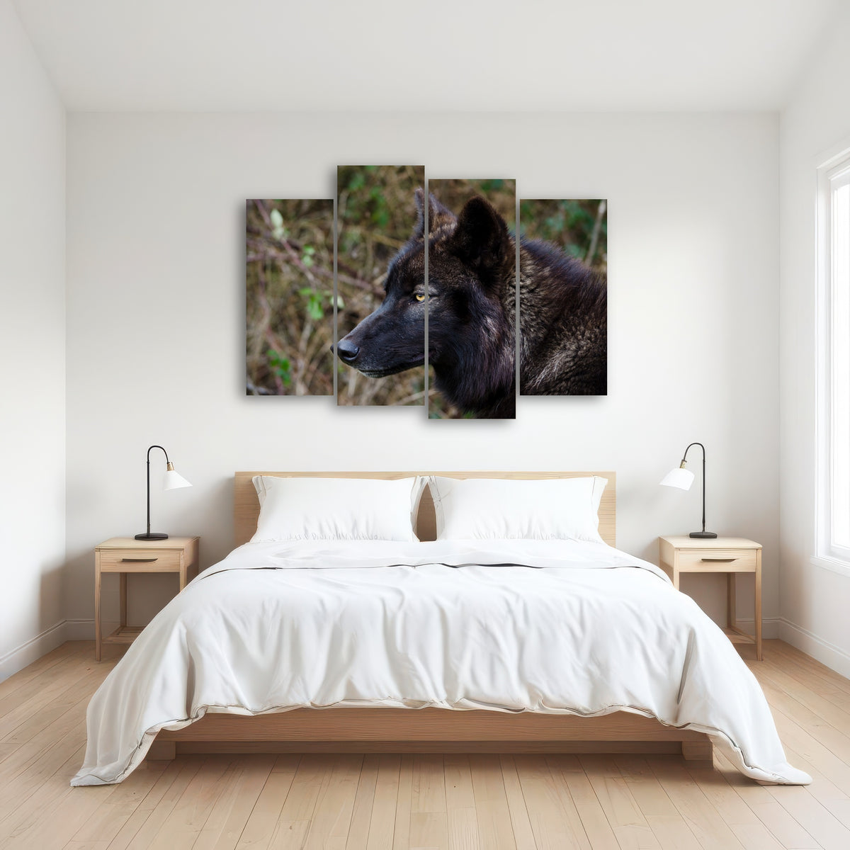 AUTO-MOCKUP ROOM | Female Black Wolf