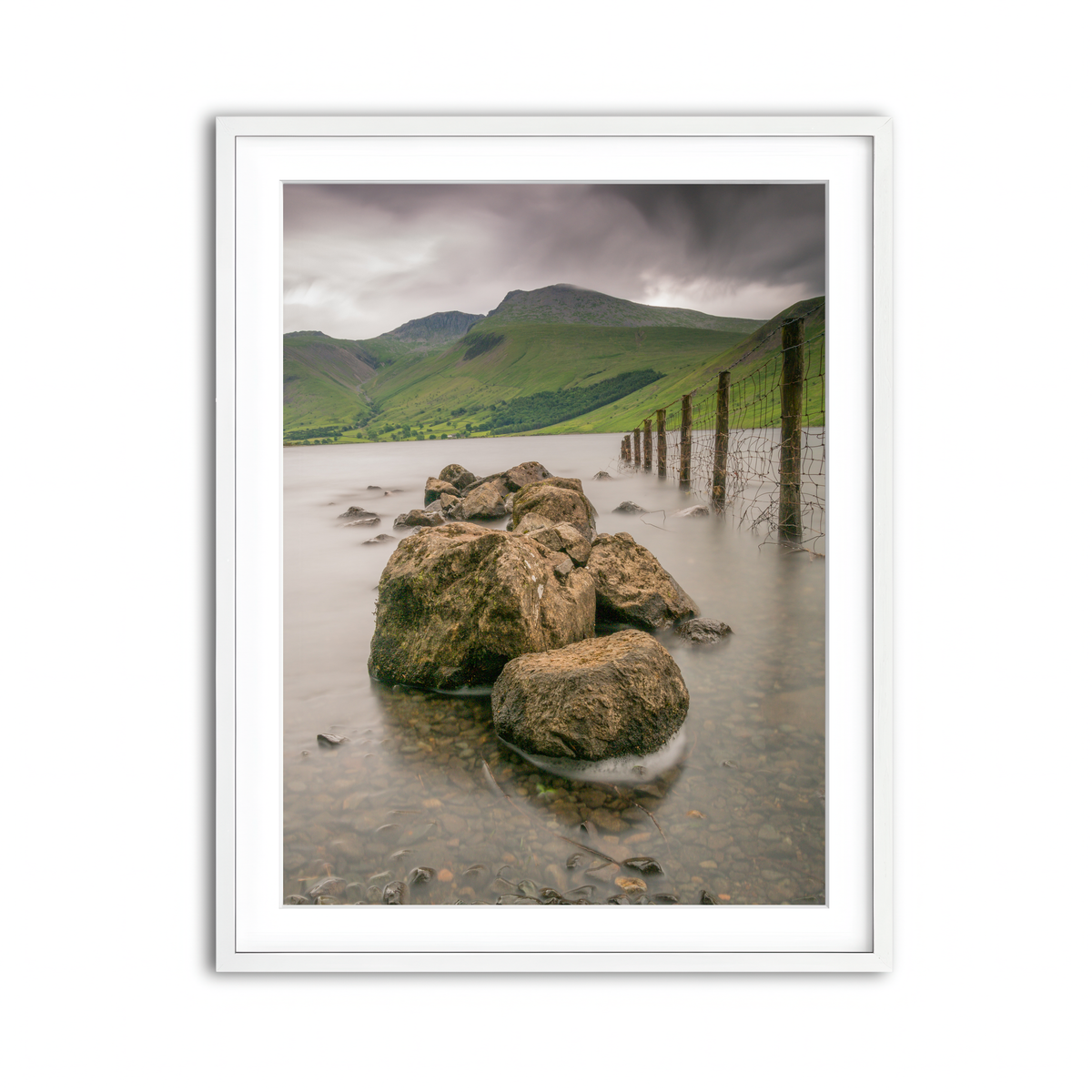 Framed Print 3x4 White