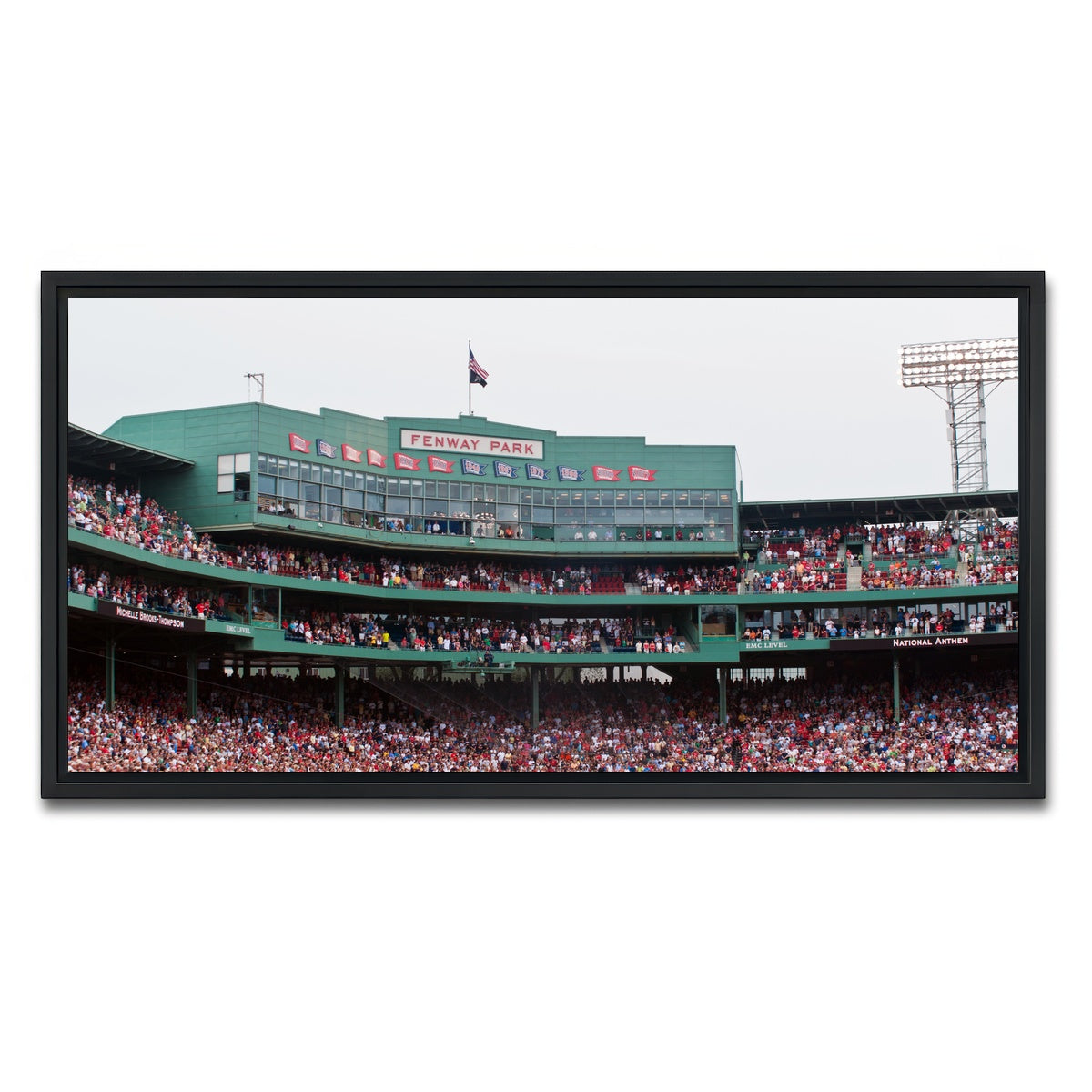 AUTO-MOCKUP WHITE | Fenway Field Canvas | 1 Piece | Black Framed Canvas | group=2x1