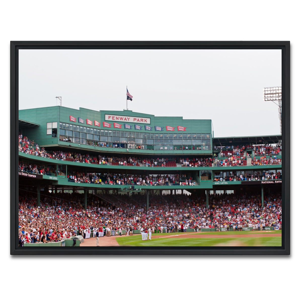 AUTO-MOCKUP WHITE | Fenway Field Canvas | 1 Piece | Black Framed Canvas | group=4x3