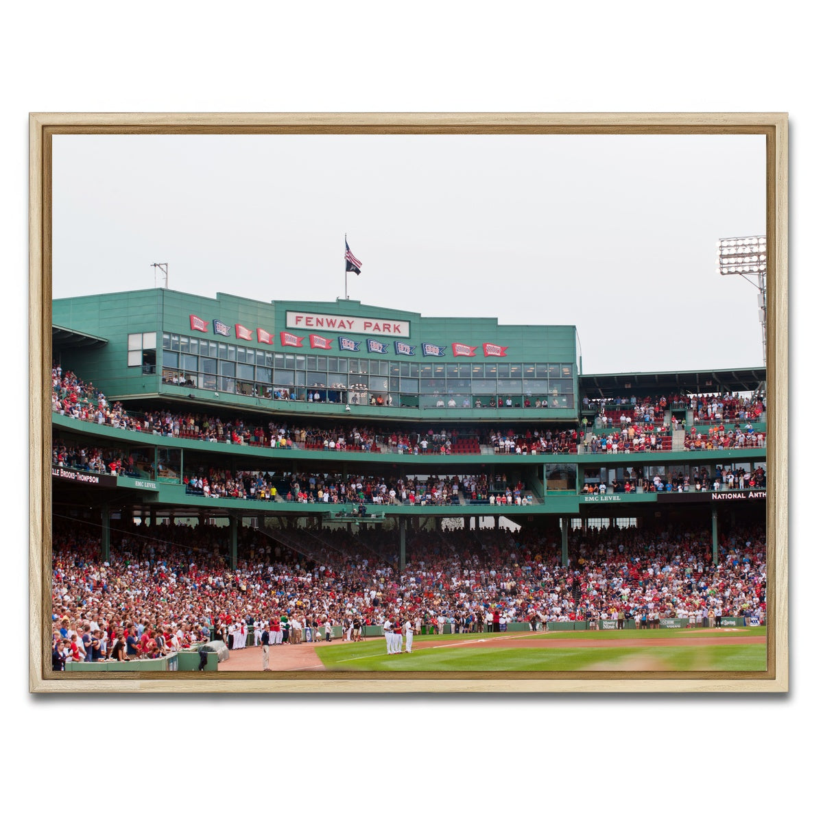 AUTO-MOCKUP WHITE | Fenway Field Canvas | 1 Piece | Natural Framed Canvas | group=4x3