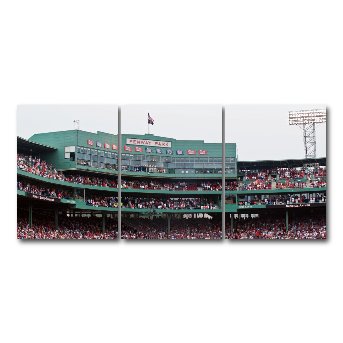 AUTO-MOCKUP WHITE | Fenway Field Canvas | 3 Piece | Gallery Wrap Canvas | group=18x24