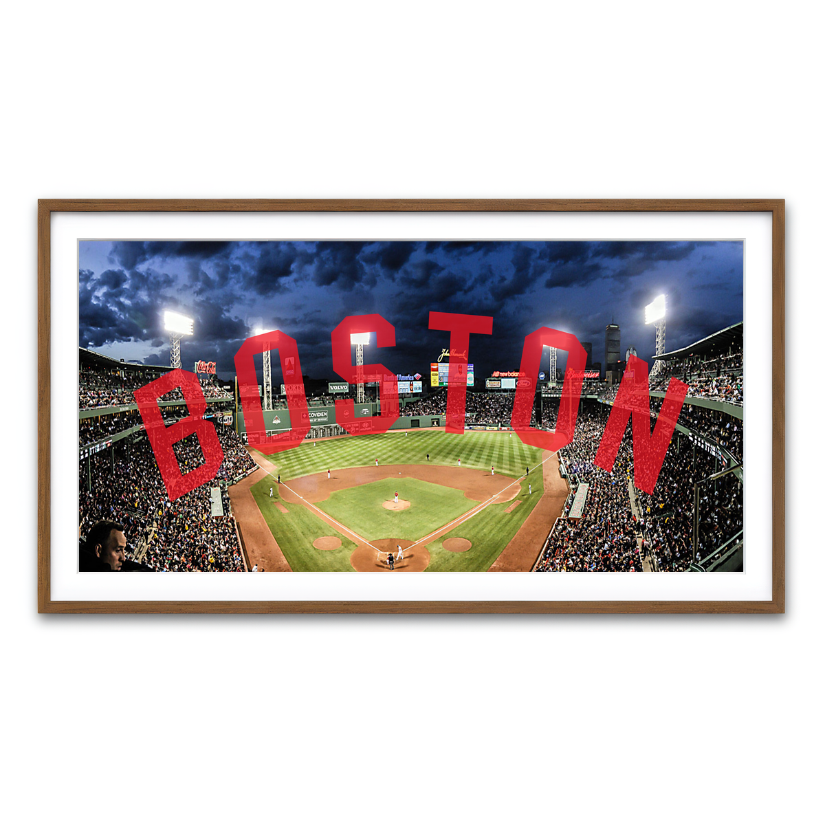 Framed Print 2x1 Walnut