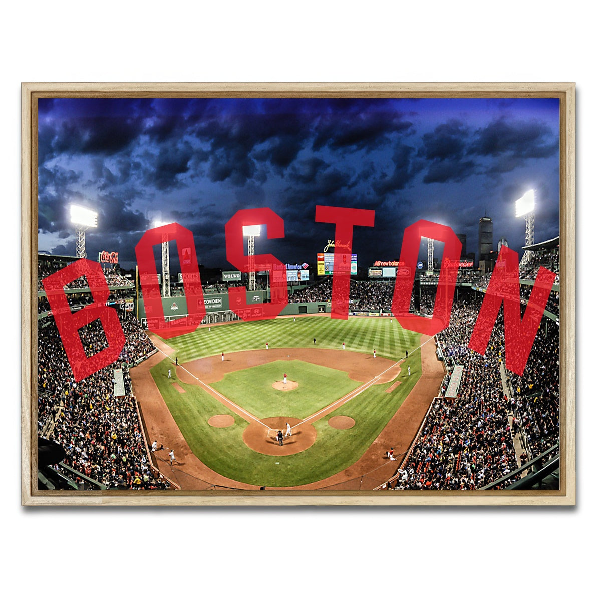 AUTO-MOCKUP WHITE | Fenway | 1 Piece | Natural Framed Canvas | group=4x3