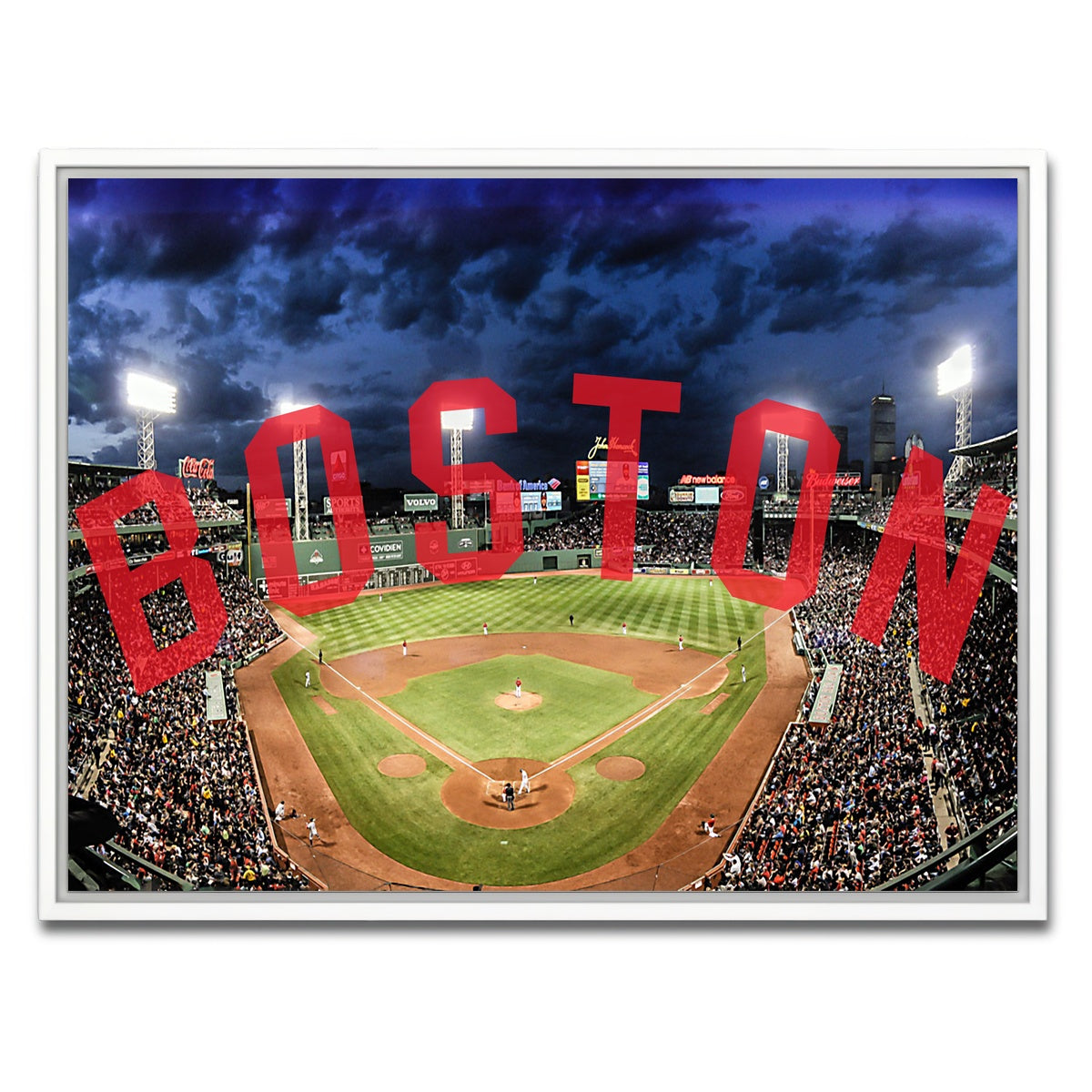 AUTO-MOCKUP WHITE | Fenway | 1 Piece | White Framed Canvas | group=4x3