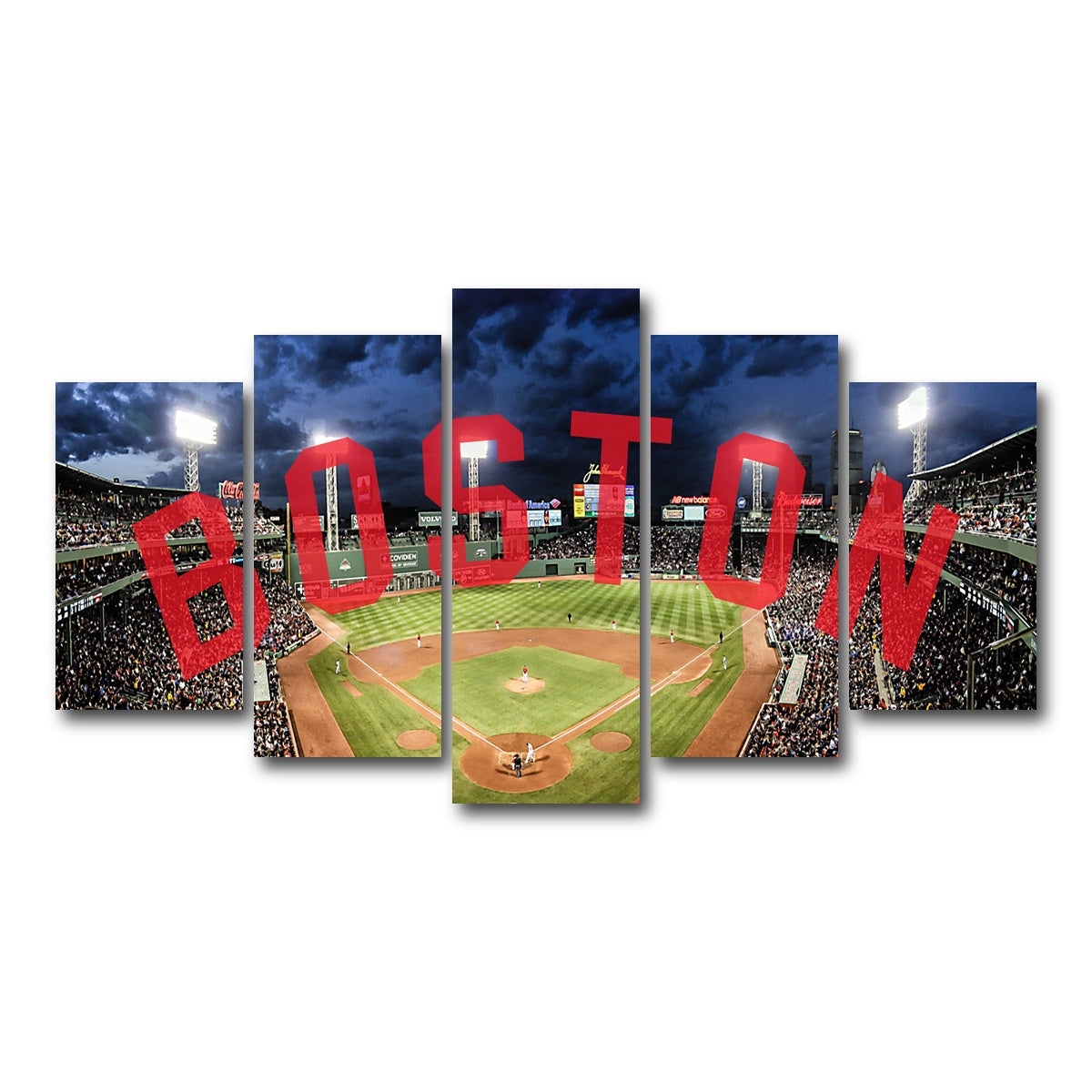 AUTO-MOCKUP WHITE | Fenway | 5 Piece | Gallery Wrap Canvas | group=5_normal