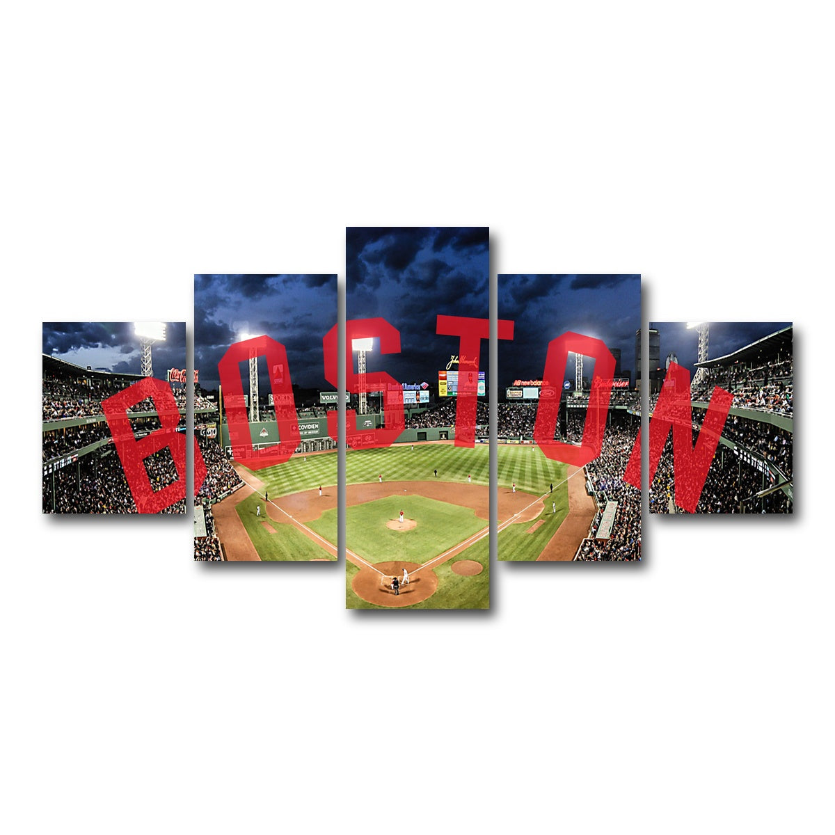 AUTO-MOCKUP WHITE | Fenway | 5 Piece | Gallery Wrap Canvas | group=5_short