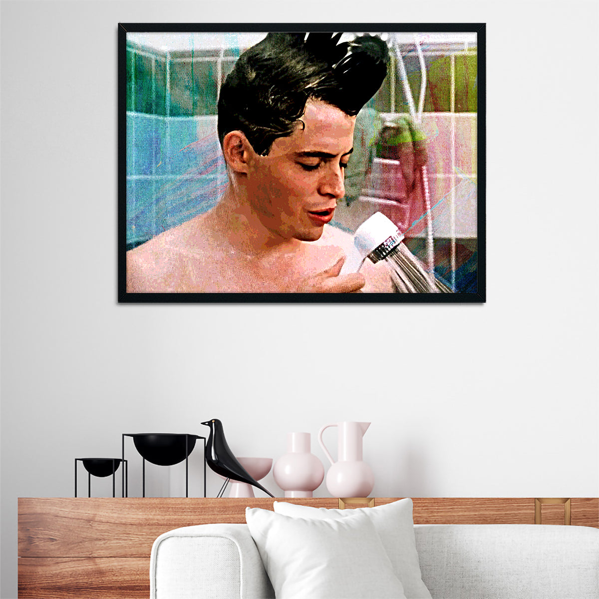 Ferris Bueller Shower Wall Art