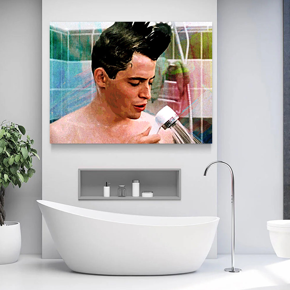 Ferris Bueller Shower Wall Art