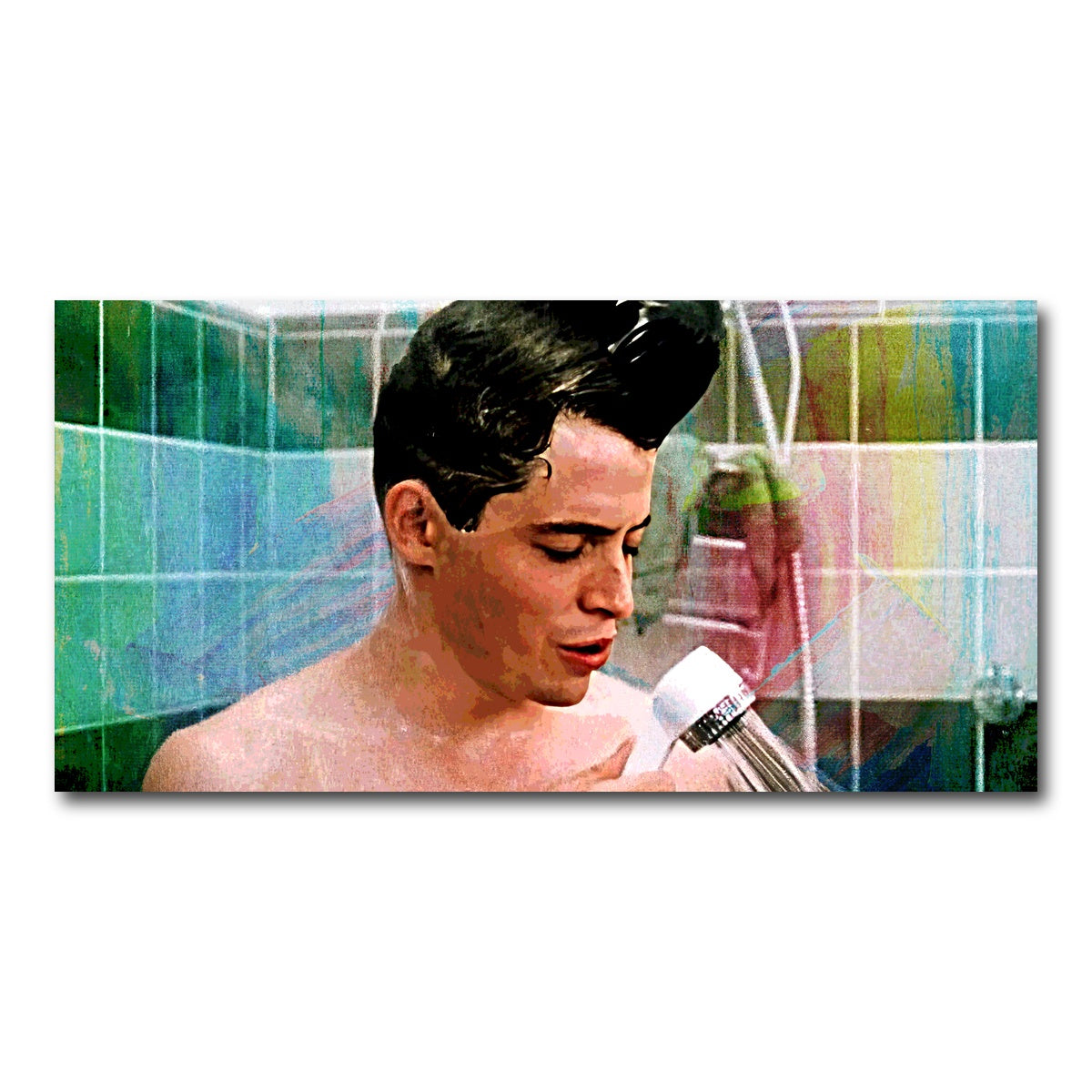 AUTO-MOCKUP WHITE | Ferris Bueller Shower | 1 Piece | Gallery Wrap Canvas | group=2x1