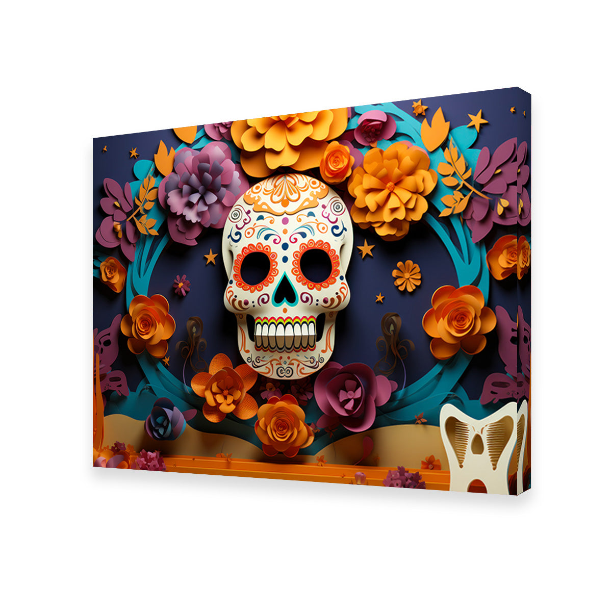 Festive Dia de los Muertos Wall Art